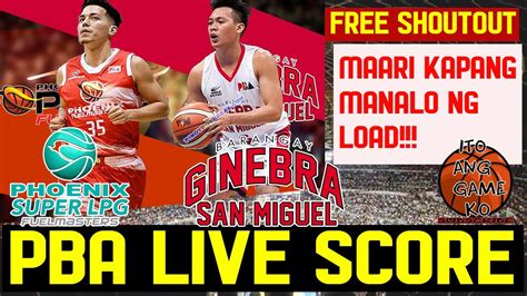 pba scoreboard live